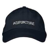 Acupuncture Embroidered Cap
