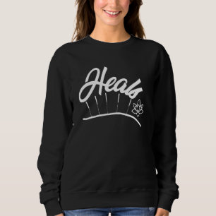 Acupuncture Heals Acupuncturist Needles Expert Gra Sweatshirt