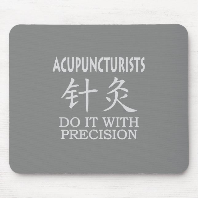 Acupuncture humour mouse mat (Front)