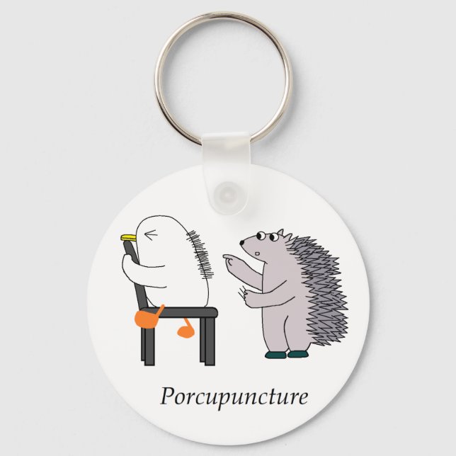 acupuncture key ring (Front)