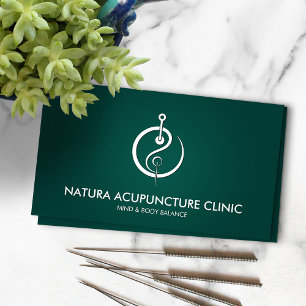 Acupuncture Needle - Yin Yang  Business Card