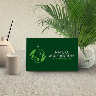 Acupuncture Needle - Yin Yang Business Card