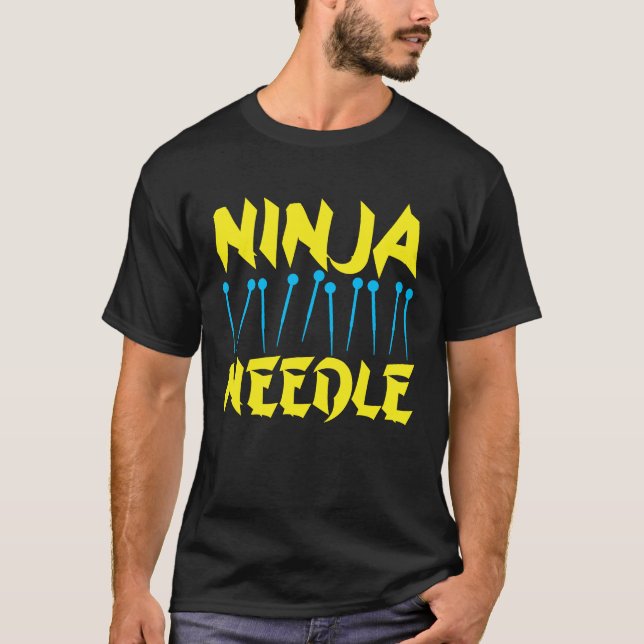 Acupuncture Ninja Needle Acupuncturist Acupuncture T-Shirt (Front)