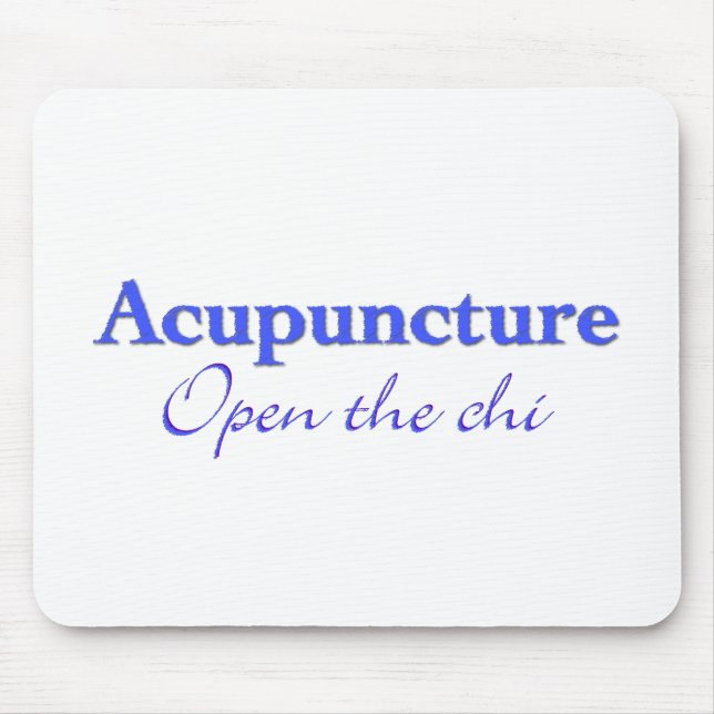 Acupuncture - Open the chi Mouse Mat (Front)
