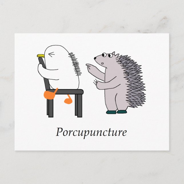 acupuncture postcard (Front)