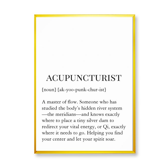 Acupuncture Qi Flow Wall Chart -Acupuncturist wall (Acupucture clinic wall decor art,  acupuncture wall chart)