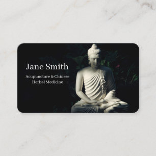 Acupuncturist Buddha Business Card