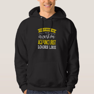 Acupuncturist Job Title Employee Funny Worker Acup Hoodie