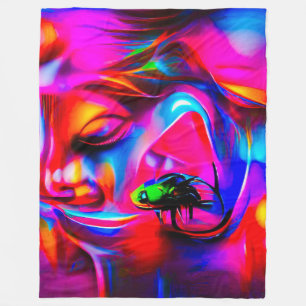 Acusticophobia 2 fleece blanket
