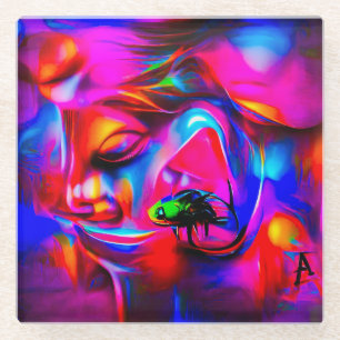 Acusticophobia 2 glass coaster