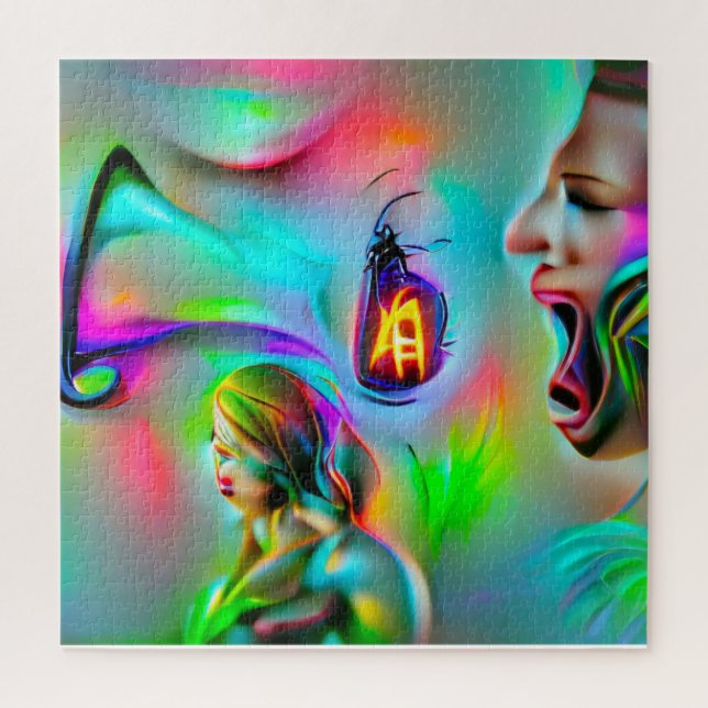 Acusticophobia Jigsaw Puzzle (Vertical)