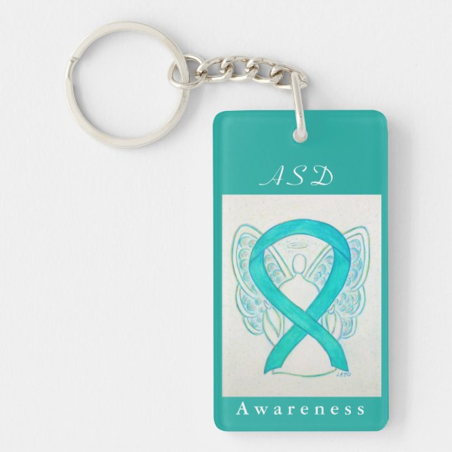 Acute Stress Disorder (ASD) Awareness Keychain (Front)