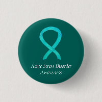 Acute Stress Disorder Awareness Ribbon Custom Pin