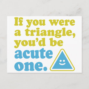 Acute Triangle Postcard