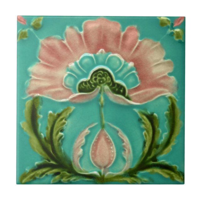 AD015 Art Deco Reproduction Ceramic Tile (Front)