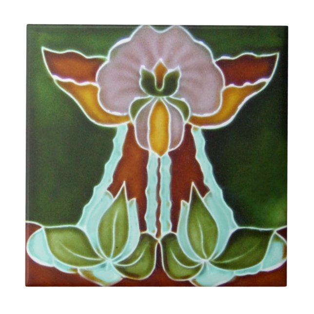 AD018 Art Deco Reproduction Ceramic Tile (Front)
