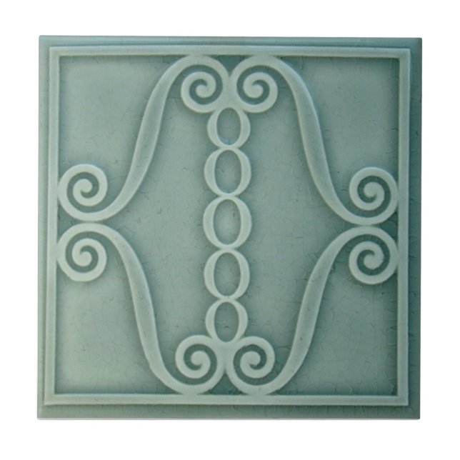 AD036 Art Deco Reproduction Ceramic Tile (Front)