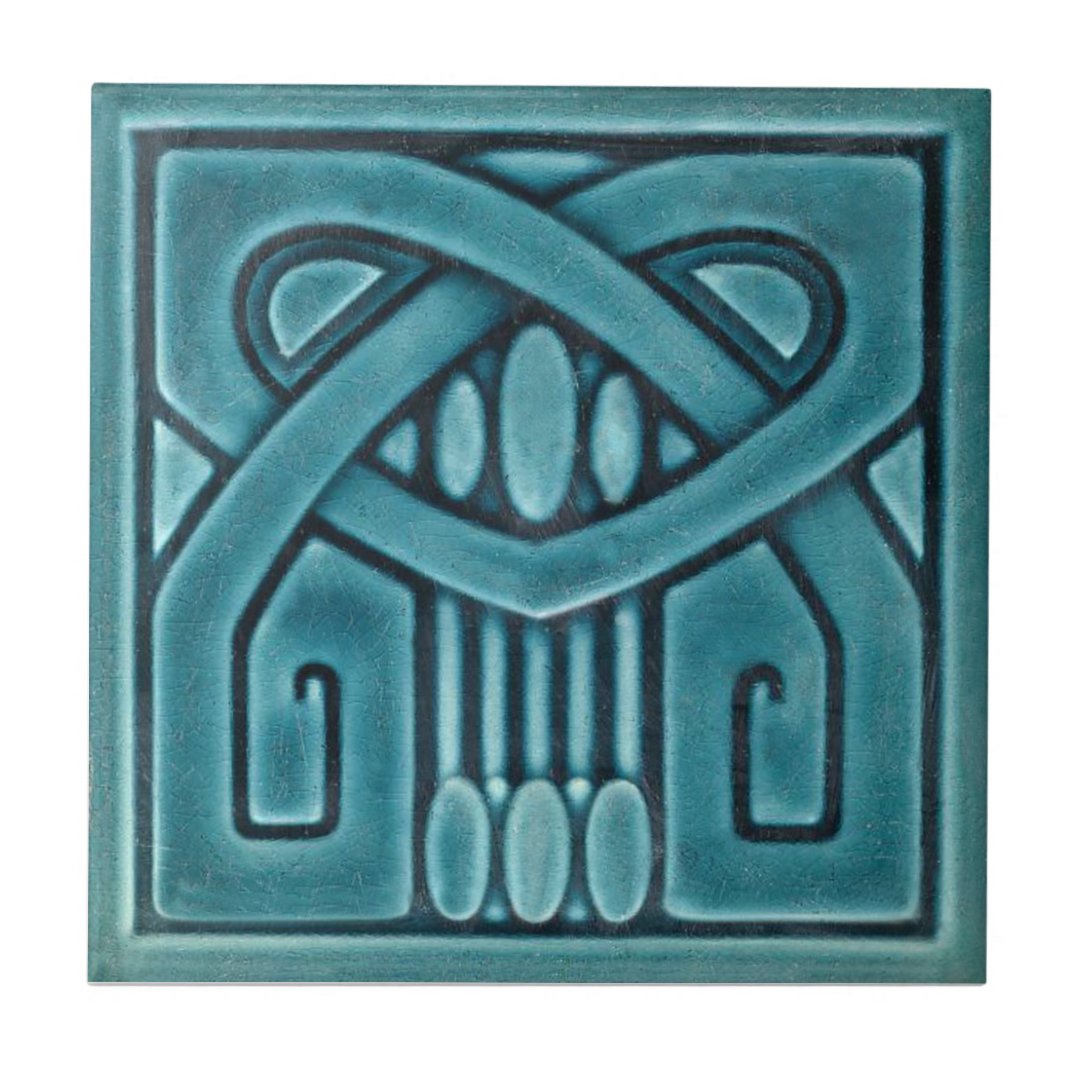 Ad041 Art Deco Reproduction Ceramic Tile Zazzle 