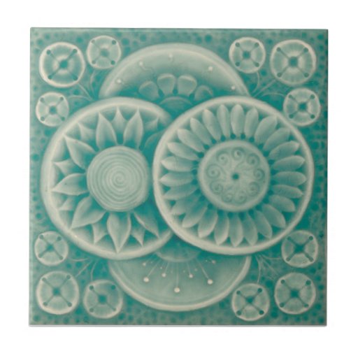 Image of AD050 Art Deco Reproduction Ceramic Tile