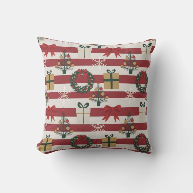 AD 004 - Christmas digital pattern Cushion (Front)