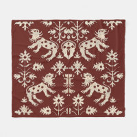 AD 1200s speckled lions print