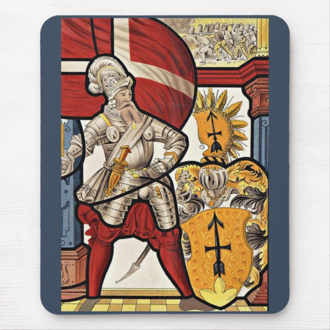AD 1600 Swiss soldier Mouse Mat (Front)