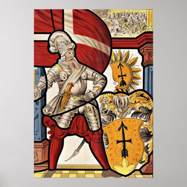 AD 1600 Swiss soldier Poster (Front)