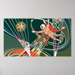 Ad Astra Per Aspera - Green Poster