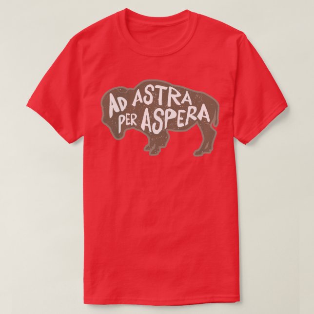 Ad Astra Per Aspera T-Shirt (Design Front)