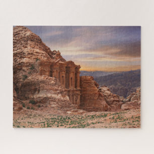 Ad Deir, Petra, Jordan Ancient Rock Building  Jigsaw Puzzle