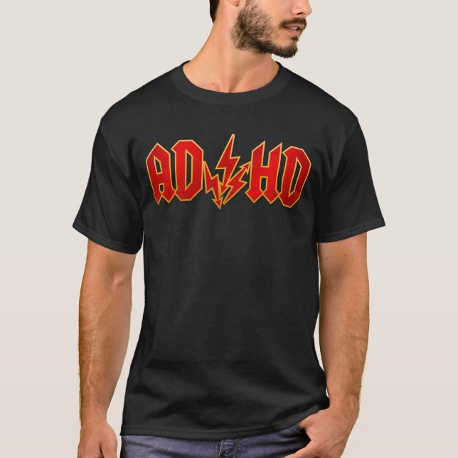 "AD/HD" rock T-Shirt (Front)
