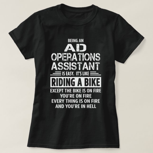 Ad Operations Assistant T-Shirt (Design Front)