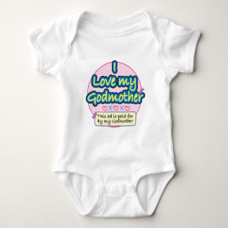 Ad paid for by my Godmother pk Baby Bodysuit