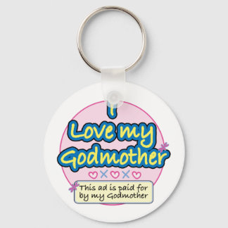 Ad paid for by my Godmother pk Key Ring