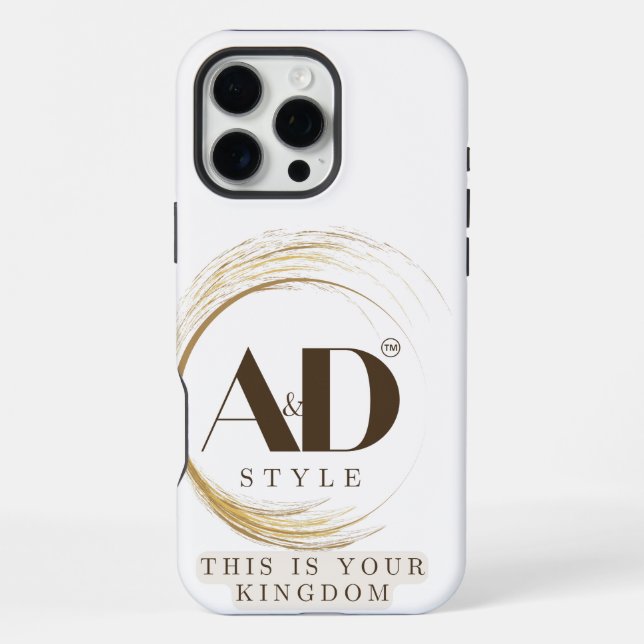 "AD Style – This Is Your Kingdom" Premium Design iPhone Case (Back)
