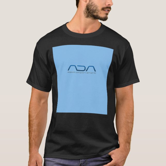 ADA Aqua Design Amano Logo Aquascape Sleeveless To T-Shirt (Front)