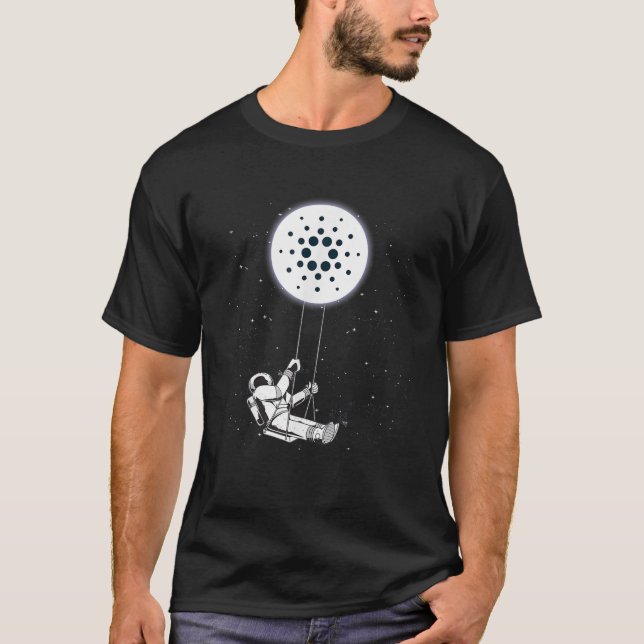 Ada Coin Token Cardano Crypto Currency Hold To The T-Shirt (Front)