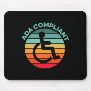 ADA Compliant Accessibility Compliance Disabled Ac Mouse Mat