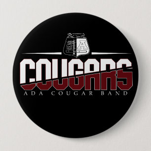 Ada Cougar Band Button