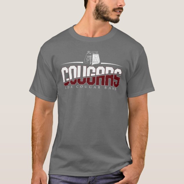 Ada Cougar Band Classic Grey T-shirt (Front)