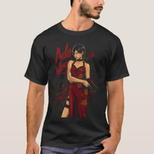 Ada Horror Wong Art 02 Basic Dark T-Shirt