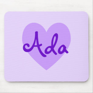 Ada in Purple Mouse Mat