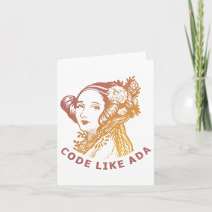 Ada Lovelace Dawn Gradient Code Like Ada Card