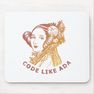 Ada Lovelace Dawn Gradient Code Like Ada  Mouse Mat