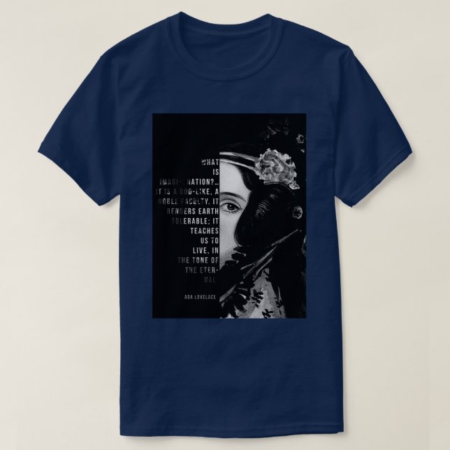 Ada Lovelace Imagination  T-Shirt (Design Front)