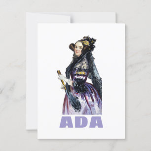 Ada Lovelace Postcard