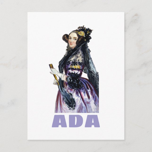 Ada Lovelace Postcard (Front)
