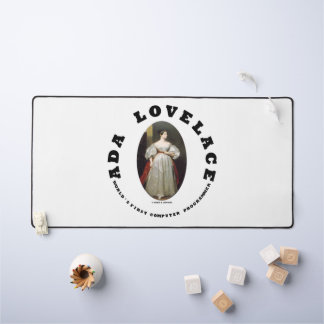 Ada Lovelace World's First Computer Programmer Desk Mat