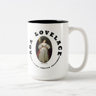 Ada Lovelace World's First Computer Programmer Two-Tone Coffee Mug