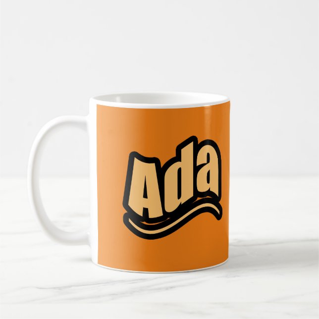 Ada name, for Ada Coffee Mug (Left)
